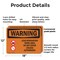 Signmission Lead Renovation Work With Symbol OSHA Warning Sign, Plastic, 18in W x 12in L, 2PK OS-2PACK-WS-P-1218-L-12664 - alternate 6
